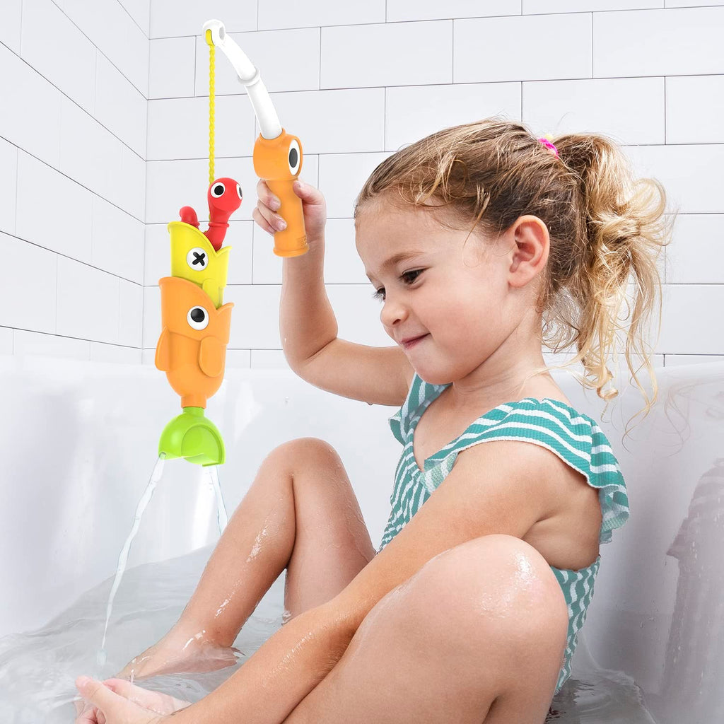 4 Piece Baby Bath Fishing Pole Toy Set M339