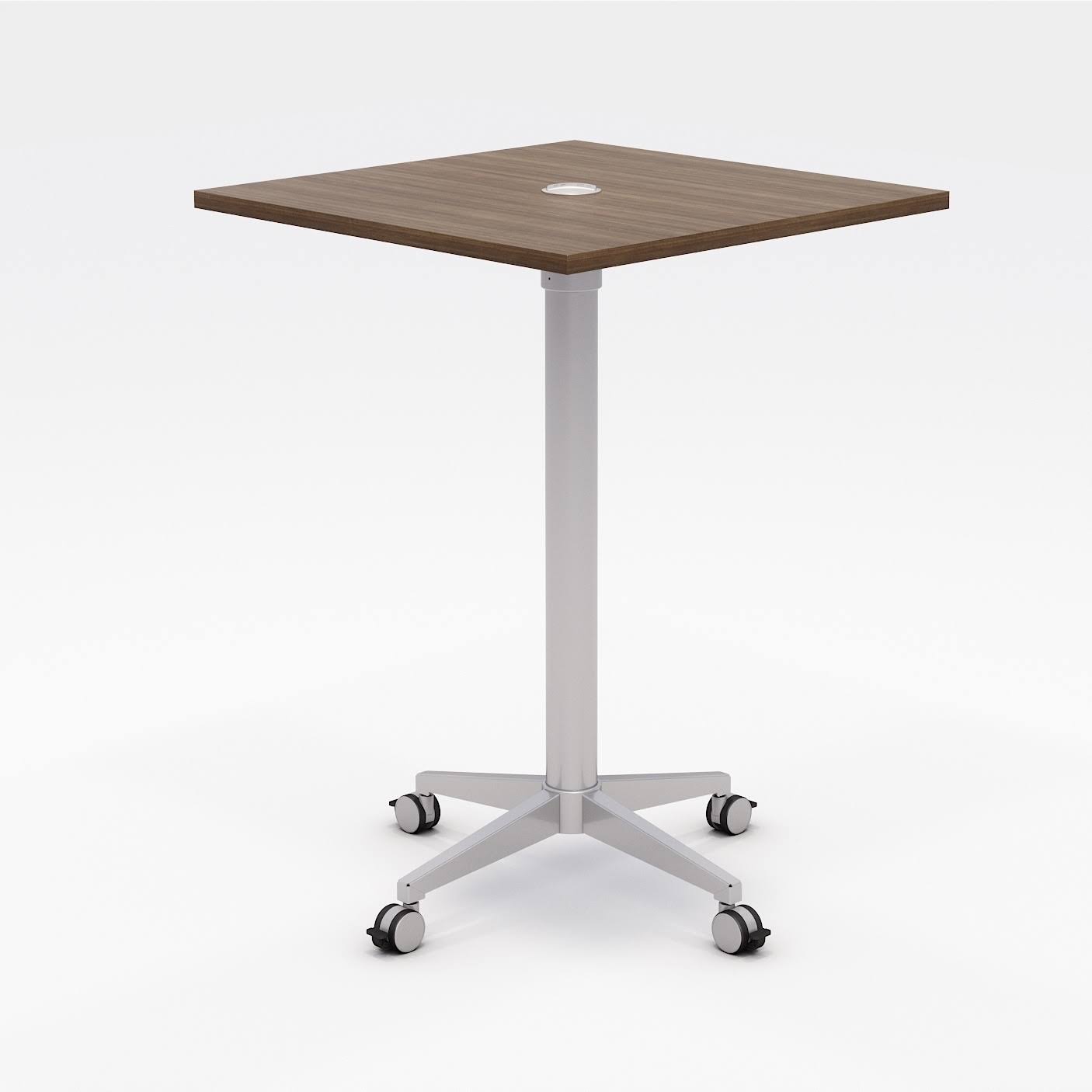 Square Teak Top Bistro Table P13271