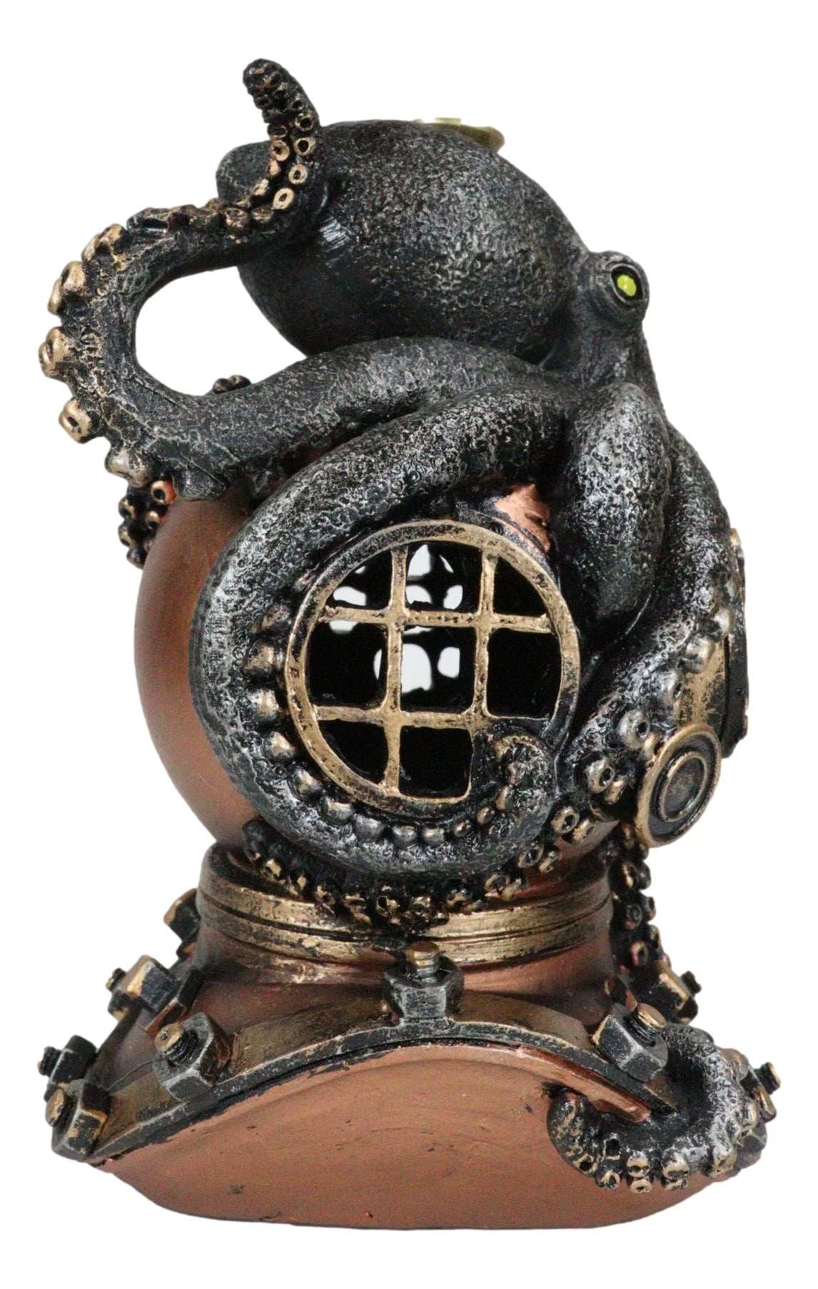 Steampunk Divers Helmet Incense Cone Burner Y68688