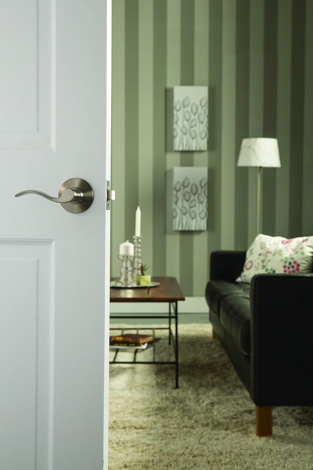 Satin Nickel Keypad Deadbolt Z6581