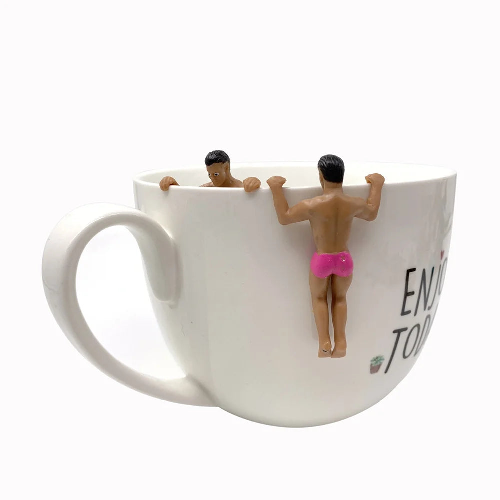 8Pcs Mini Simulated People Dollhouse Pendant Decor R852617