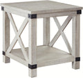 Whitewash End Table V963621