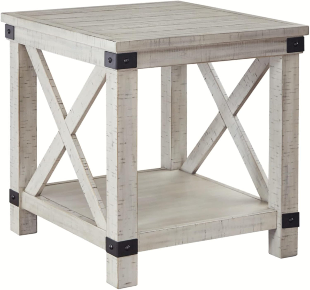 Whitewash End Table V963621
