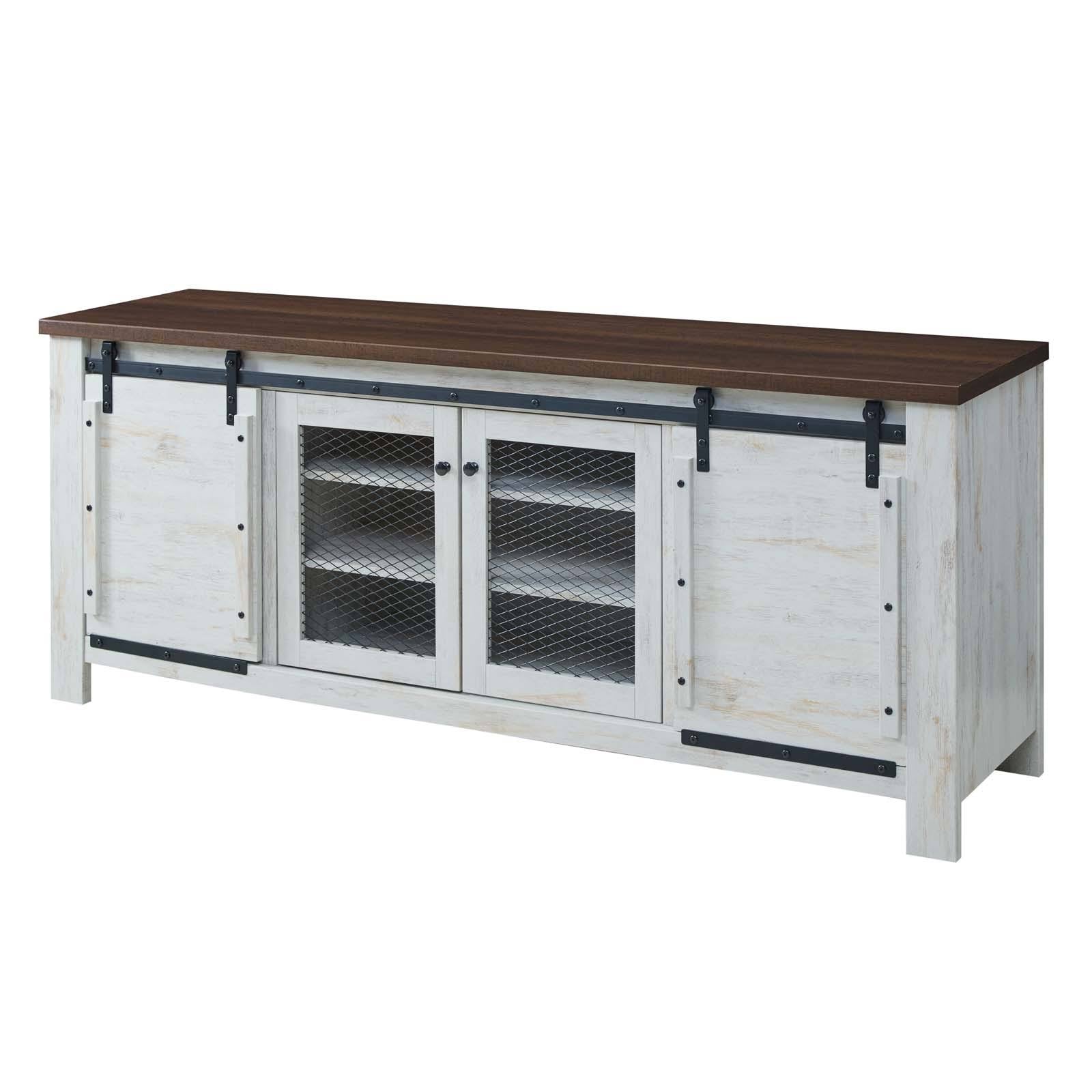 Contemporary Wood Metal Buffet Table TV Stand C765