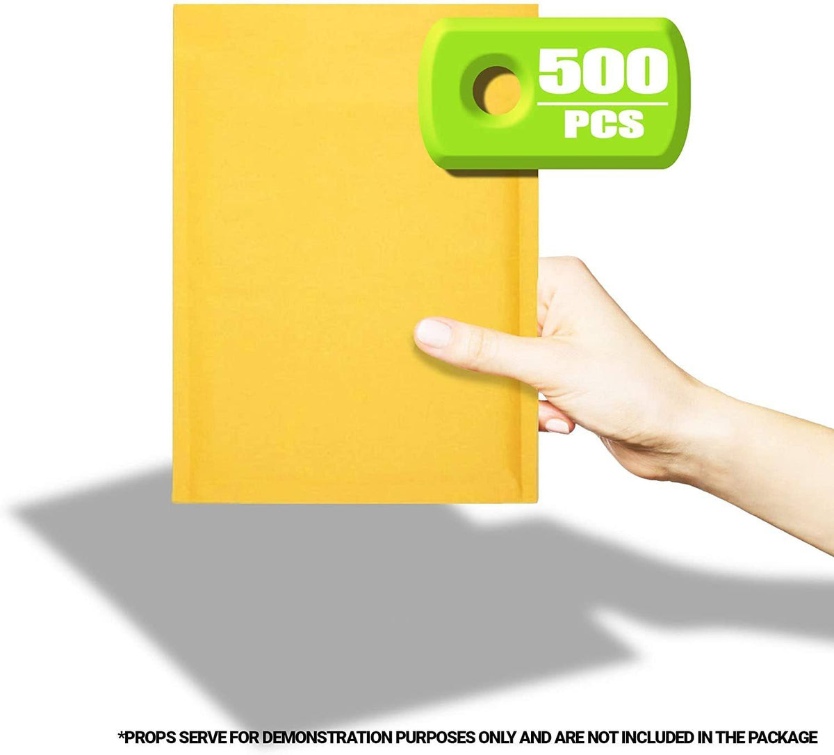 500 Pack Kraft Self Seal Bubble Mailers Padded Envelopes P44891