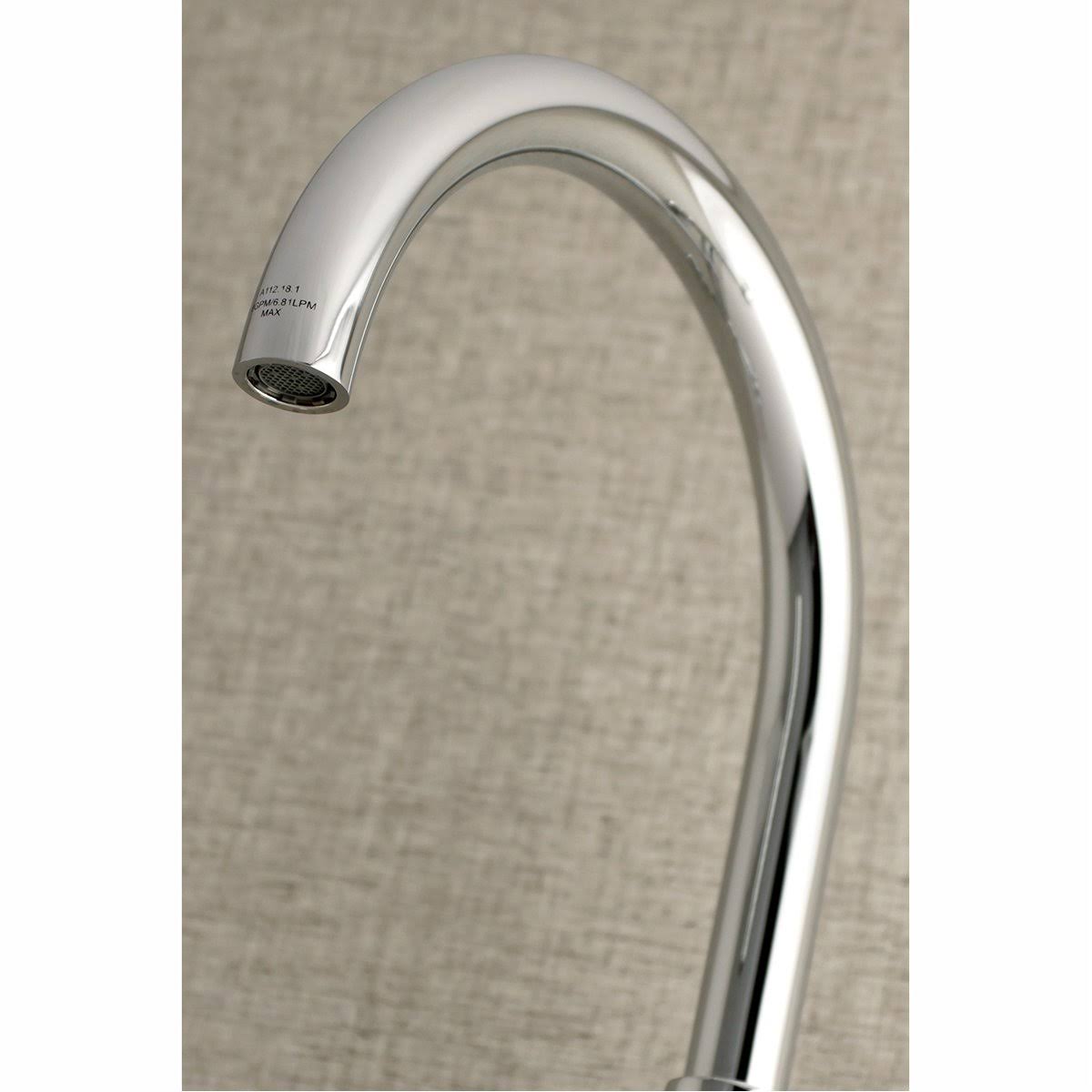 8x22 Adjustable Center Wall Mount Kitchen Faucet, Oil Rubbed Bronze R441