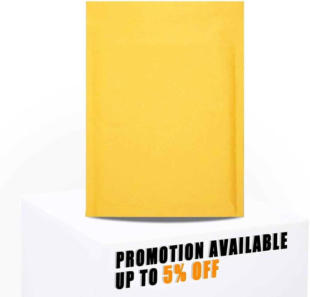 500 Pack Kraft Self Seal Bubble Mailers Padded Envelopes P44891
