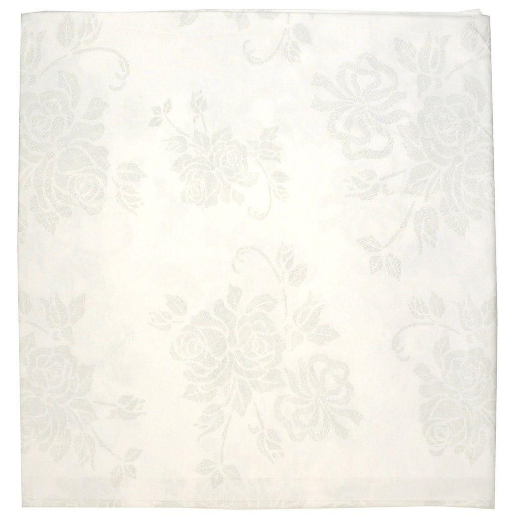 82x22 Linen-Like Silver Table Cover - 24/Case F318168
