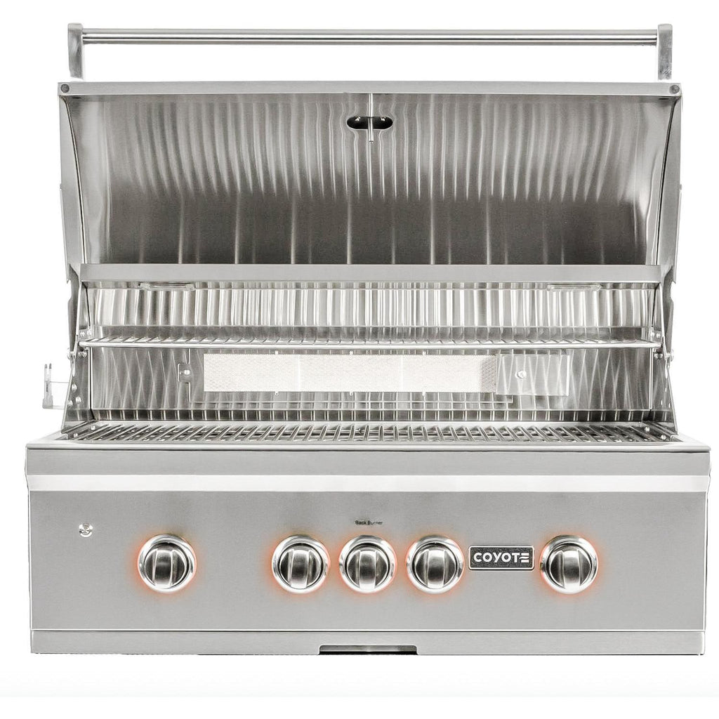 36-Inch 4-Burner Built-In Propane Gas Grill with Rotisserie P904965