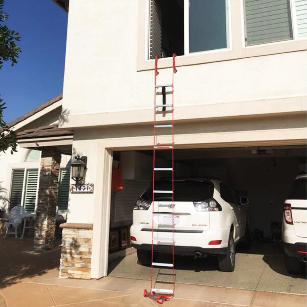 13 Feet Retractable Fire Escape Ladder X83799