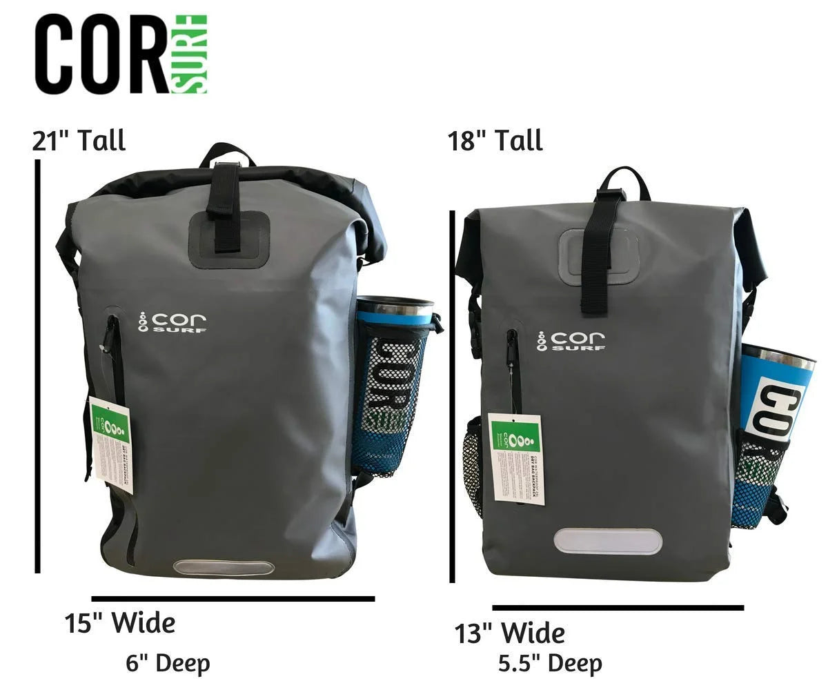 Grey 40L Waterproof Dry Bag Backpack L50796