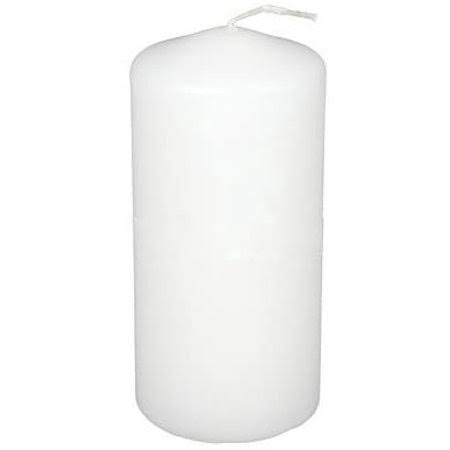 2 x 6 inch White Pillar Candles Case of 36 S53164