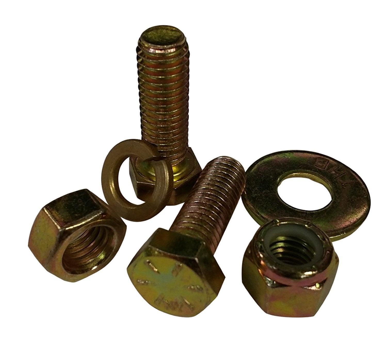 2510 Piece Grade 8 USS Coarse Thread Hex Head Cap Screw, Nut, and Washer Assortment B67478