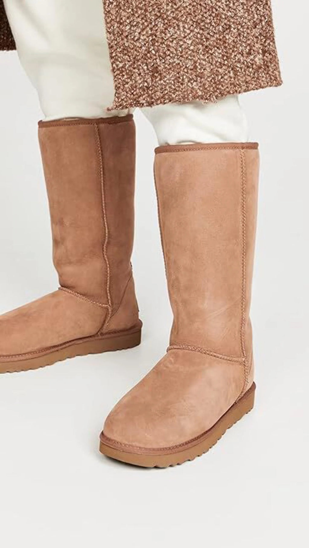 Suede Mid-Calf Boot L986