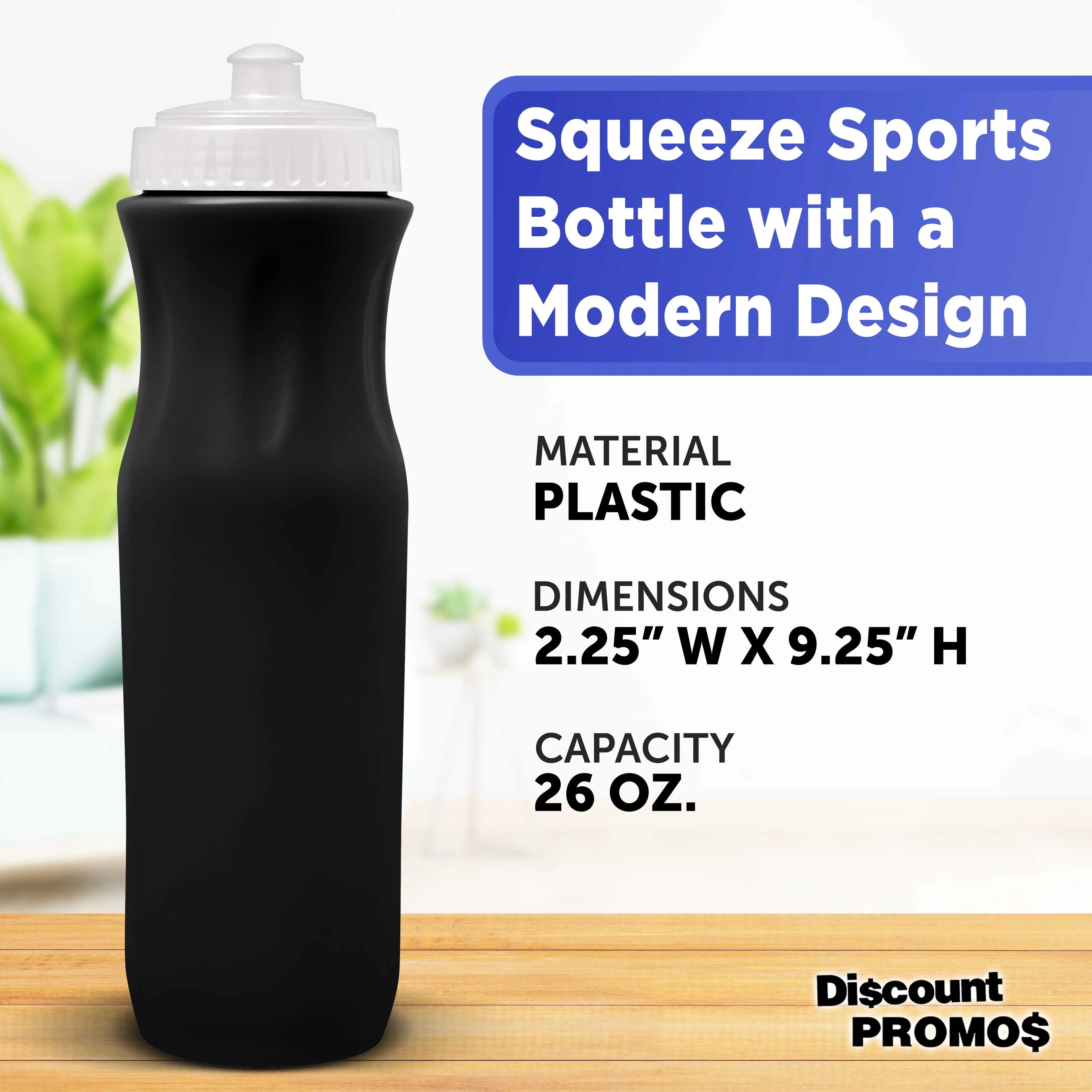 26 oz Plastic Water Bottles Set of 10 H956454