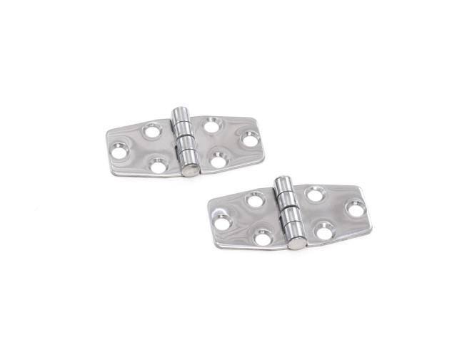 Polished Stainless Steel Marine Door Hinges 3 x 1.5 Inches Set of 12 D72882