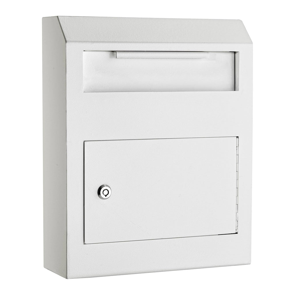 White Heavy Duty Secured Safe Drop Box B50893