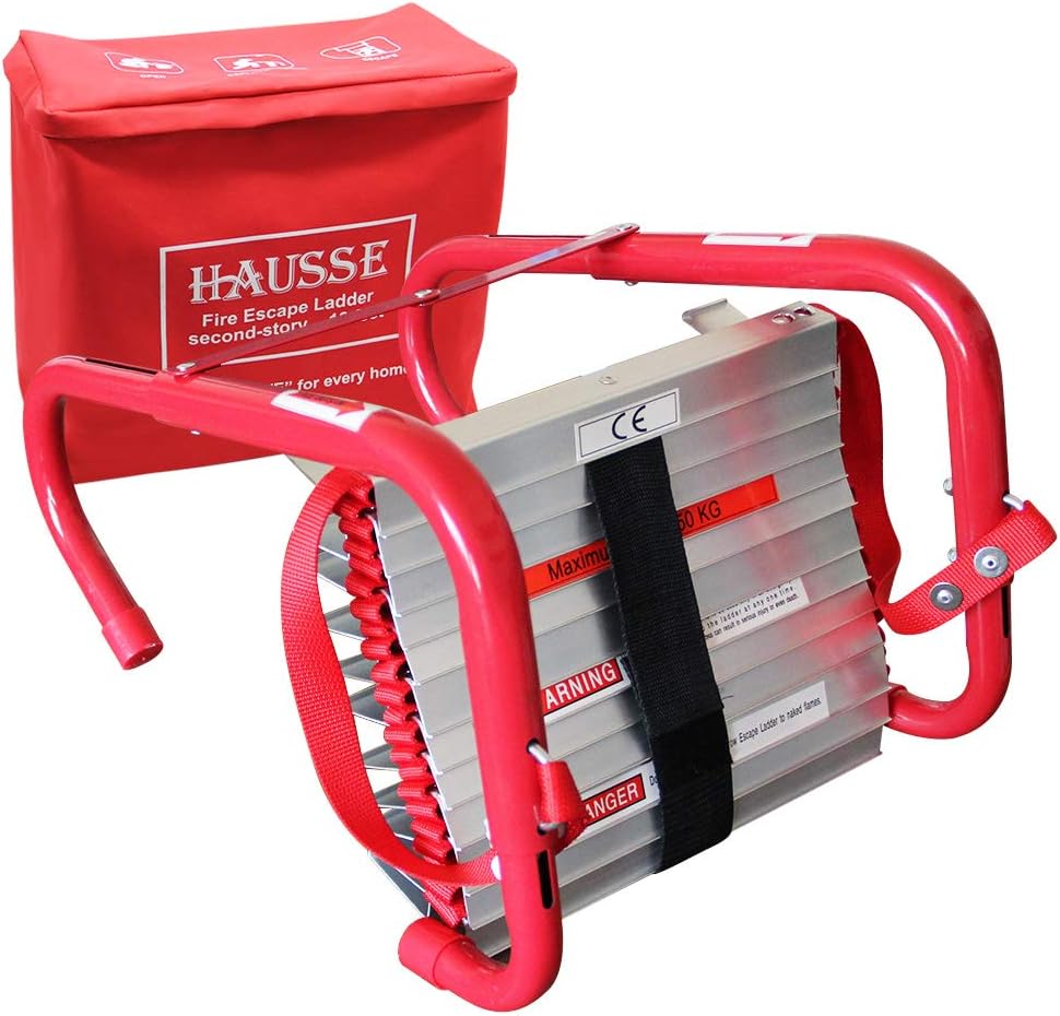 13 Feet Retractable Fire Escape Ladder X83799