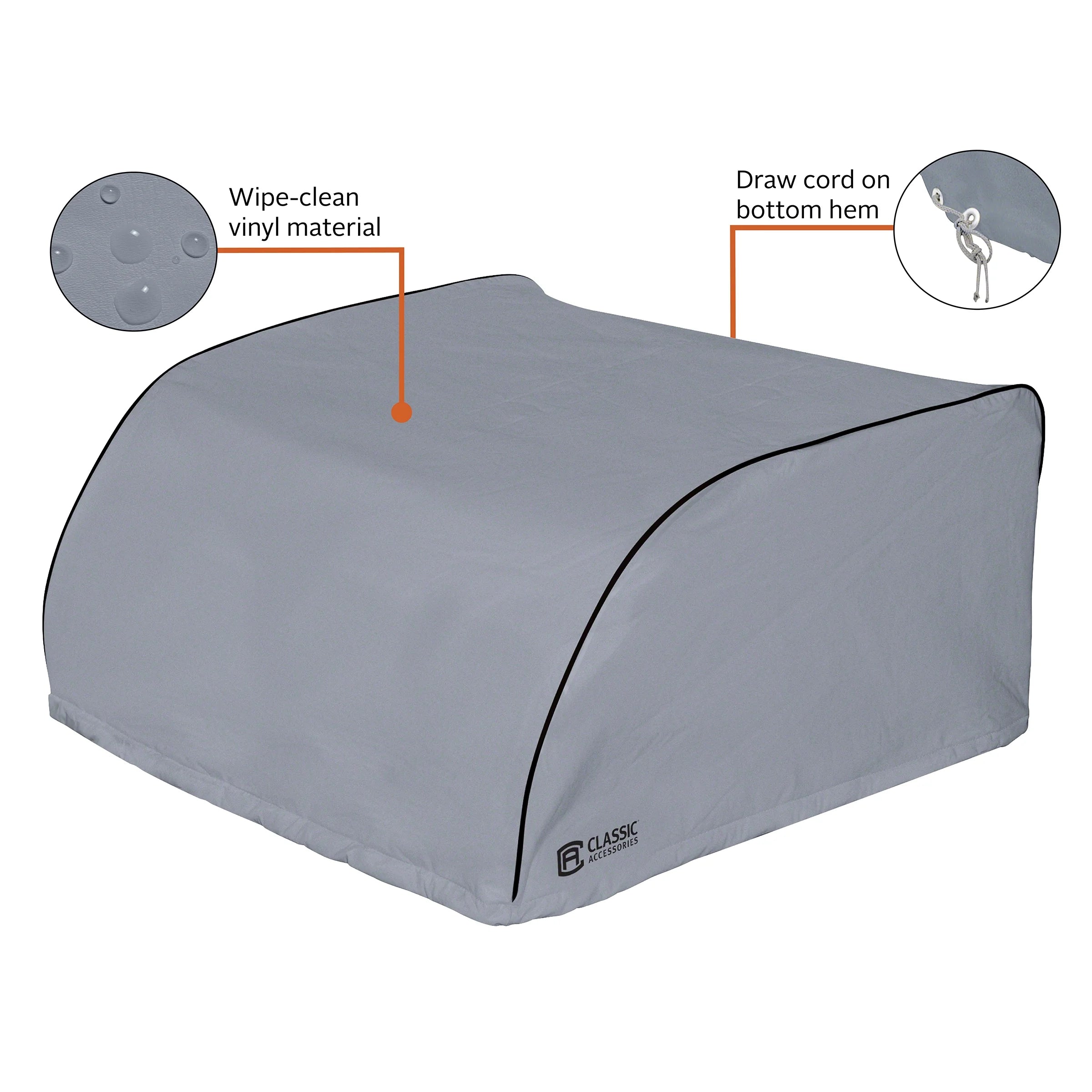 Grey RV Air Conditioner Cover L961614