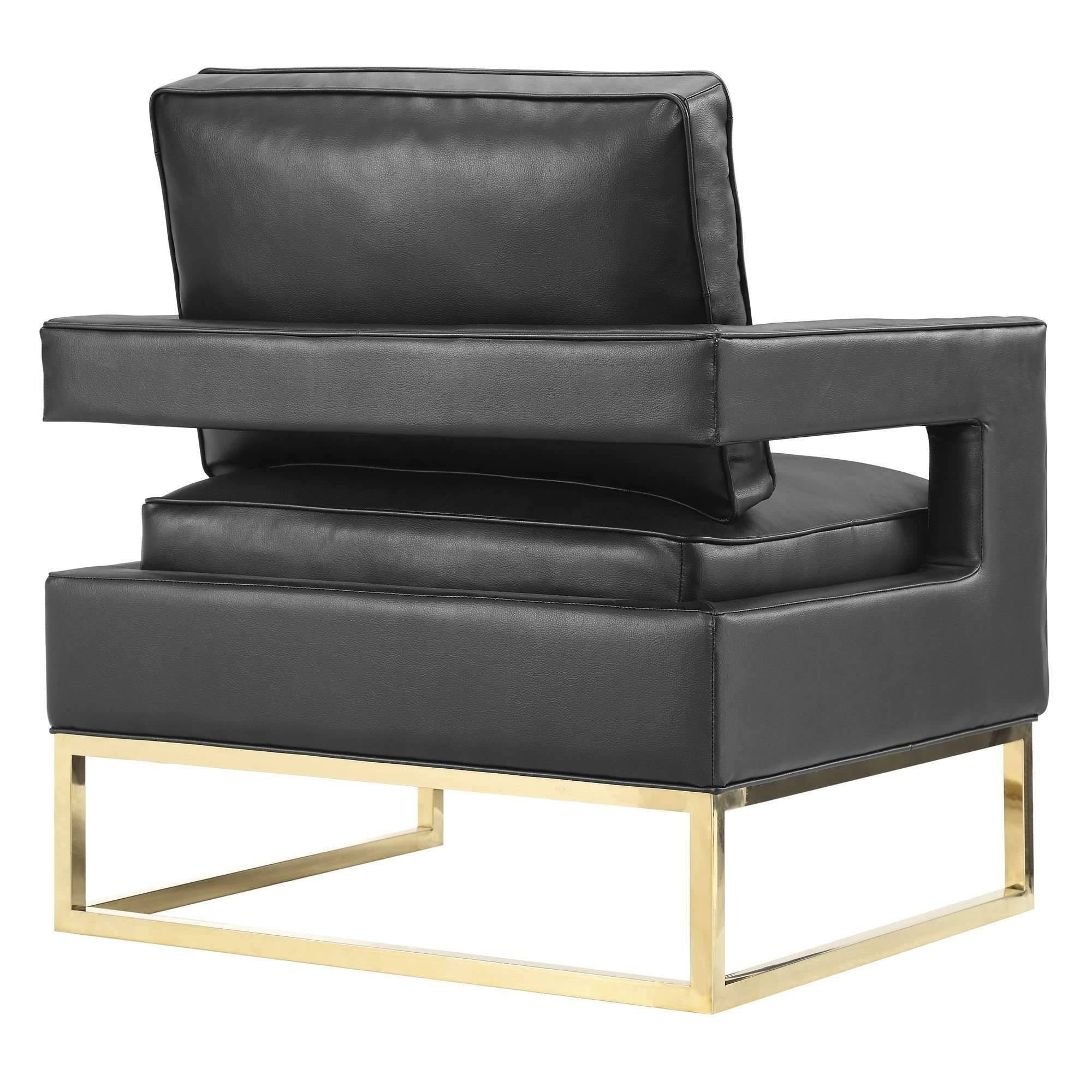 Black Leather Chair Q23960