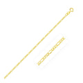 14k Yellow Gold Figaro Chain Necklace 1.9mm G6216