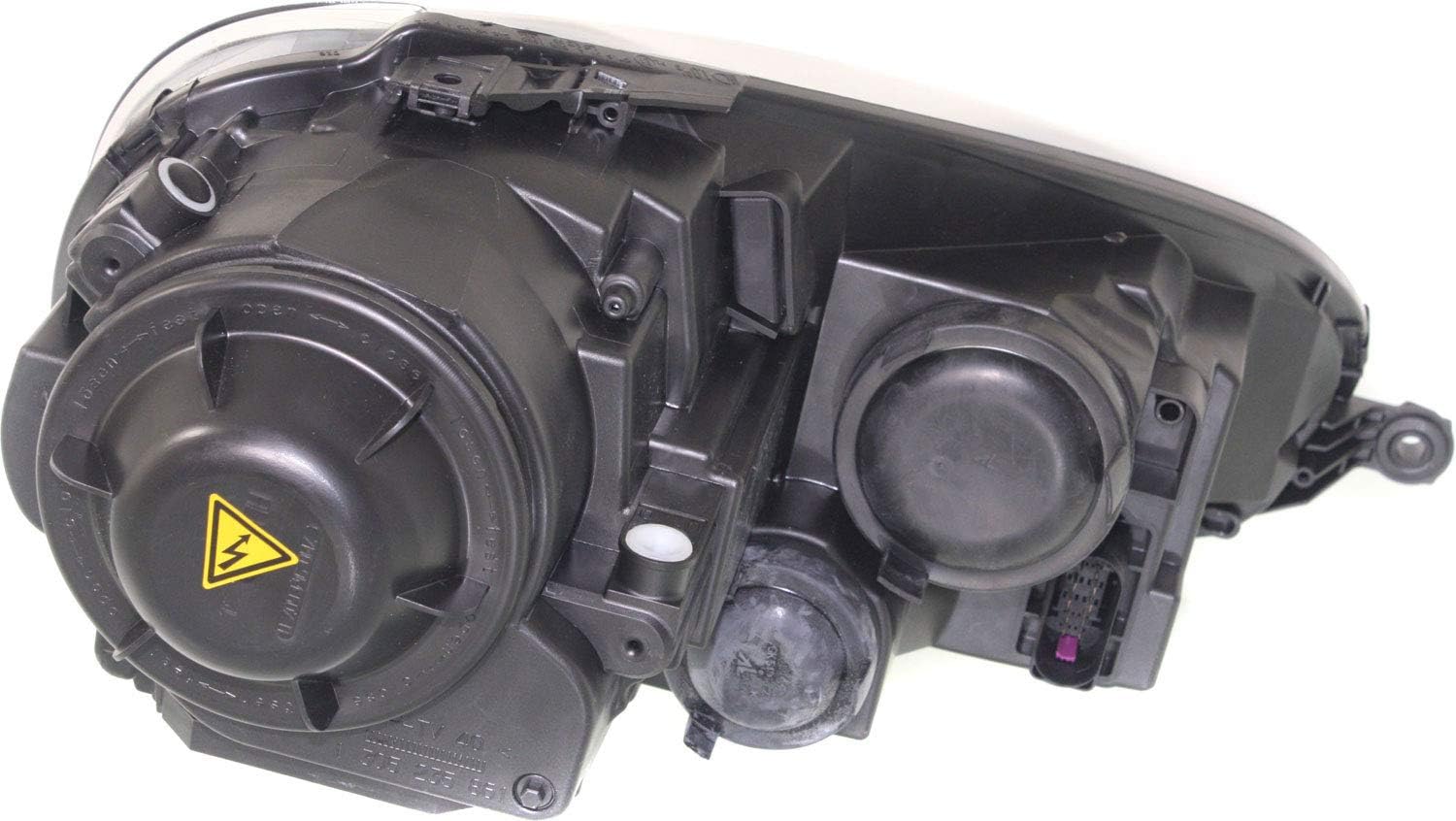 Headlight Lens and Housing Set of 2 for Volkswagen Jetta Rabbit GTI P9381