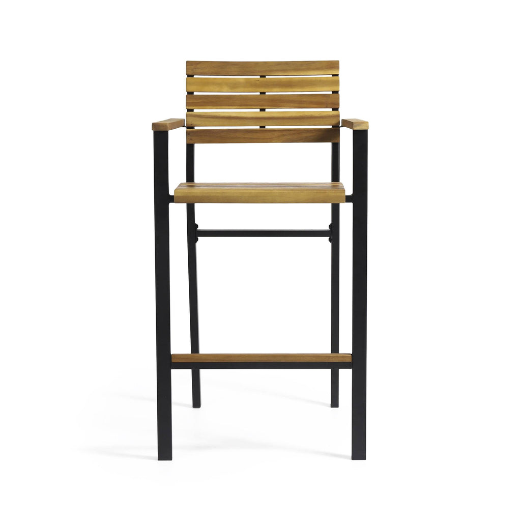 Acacia Wood Barstool (Set of 4) K4691