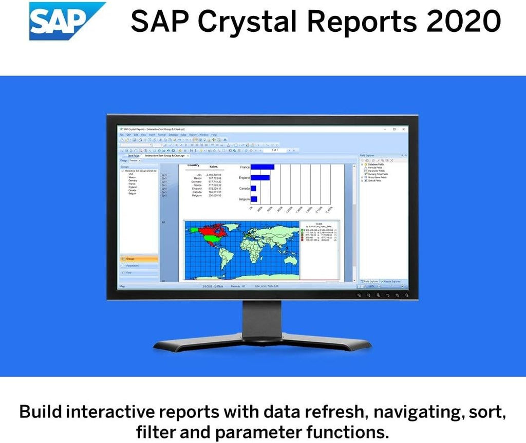 Crystal Reports 2020 Reporting Software [64-Bit] [PC Download] M89479