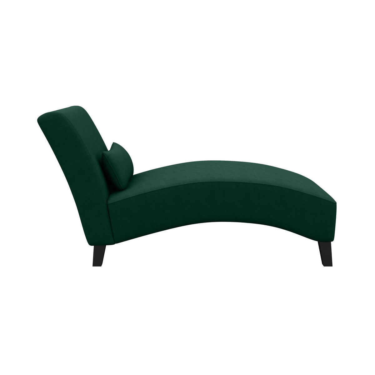 Navy Blue Velvet Chaise W91180