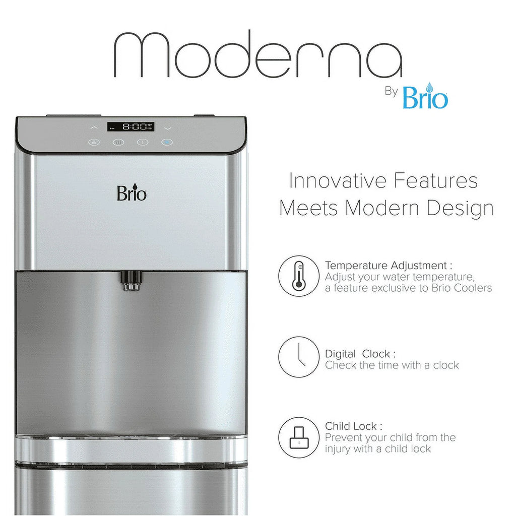 Bottom Load Hot, Cold and Room Water Cooler with Touch Dispense F958135