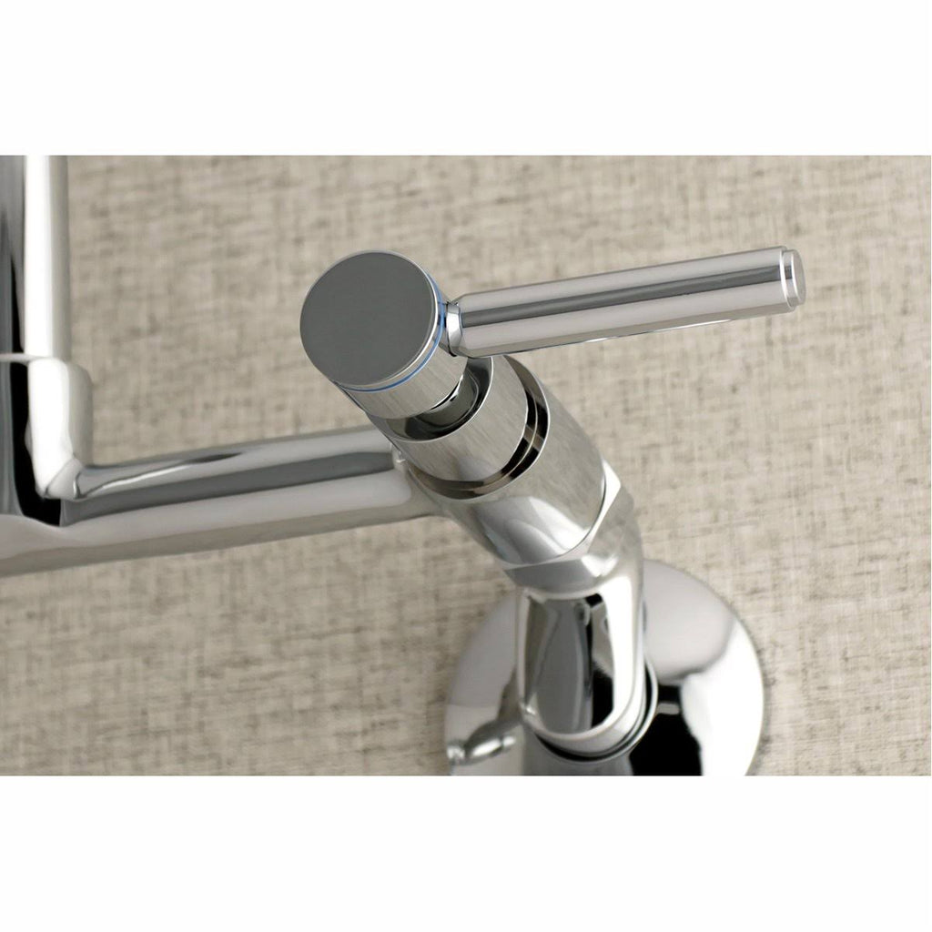 8x22 Adjustable Center Wall Mount Kitchen Faucet, Oil Rubbed Bronze R441