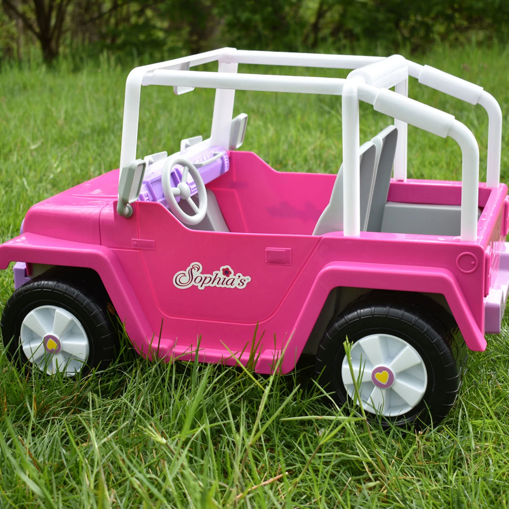 4 x 4 Hot Pink Beach Cruiser Truck for 18" Dolls Y51404