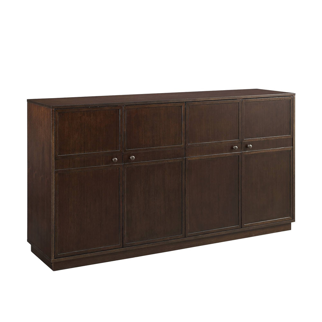 4 Door Sideboard Dark Brown Oak D8254