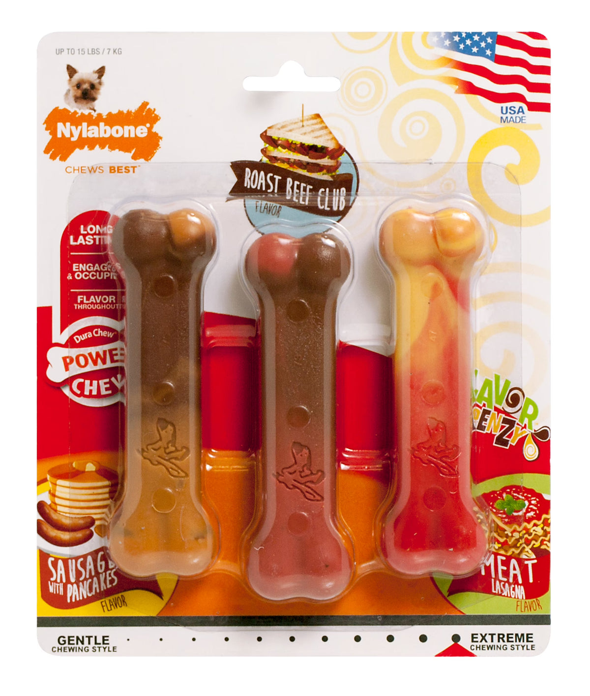 Triple Pack X-Small/Petite Chew Toy K75830