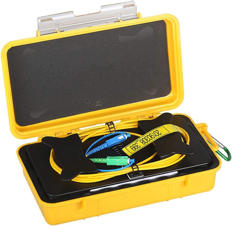 Fiber Optic OTDR Launch Cable Box G652D Singlemode 9/125 SC/UPC-SC/APC Connector (500M) Q263
