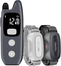 Rechargeable Dog Training Collar with Remote, 3 Modes, IPX7 Waterproof, Pack of 2 U1074
