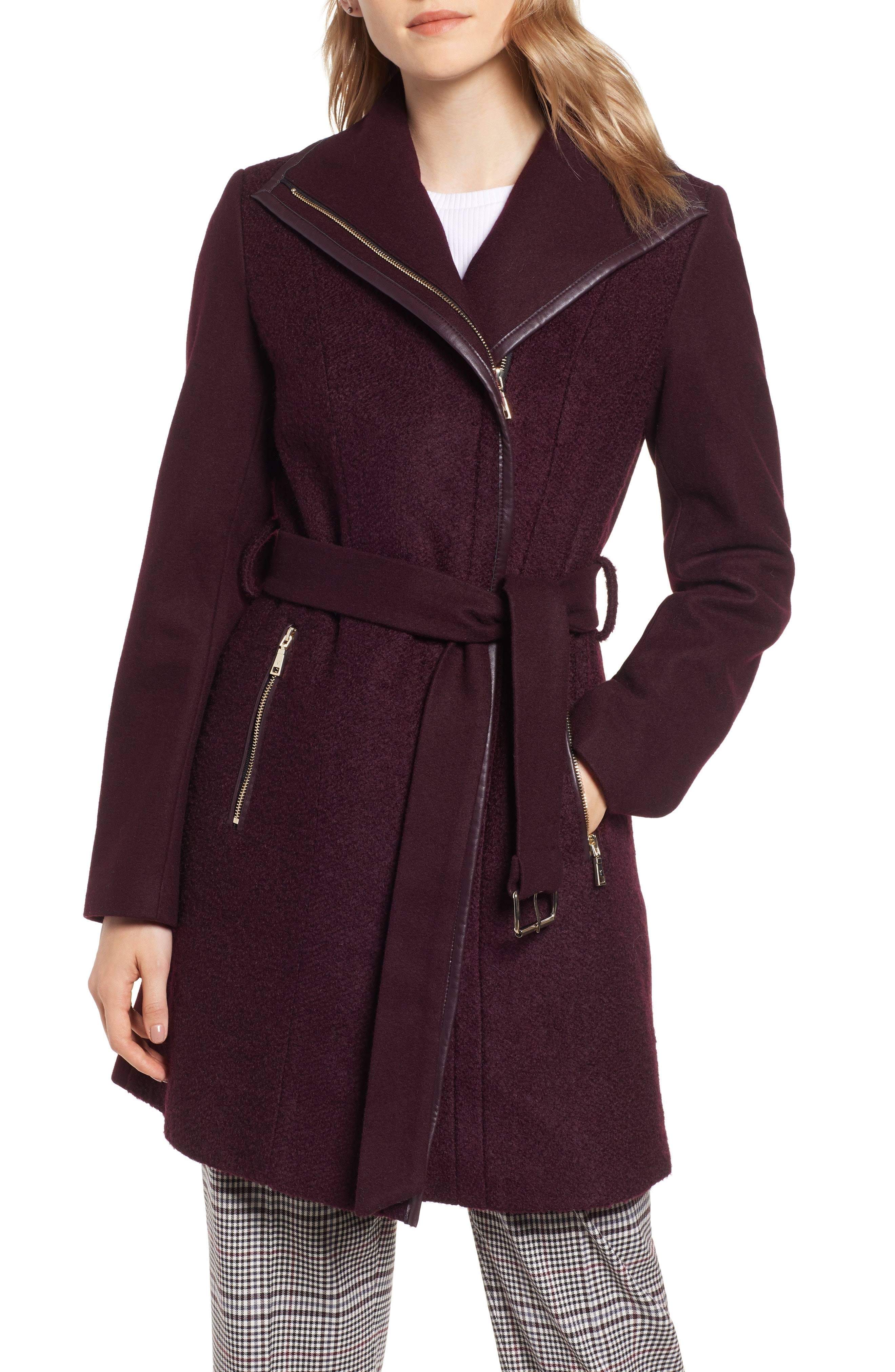 Wool-Blend Coat J14202