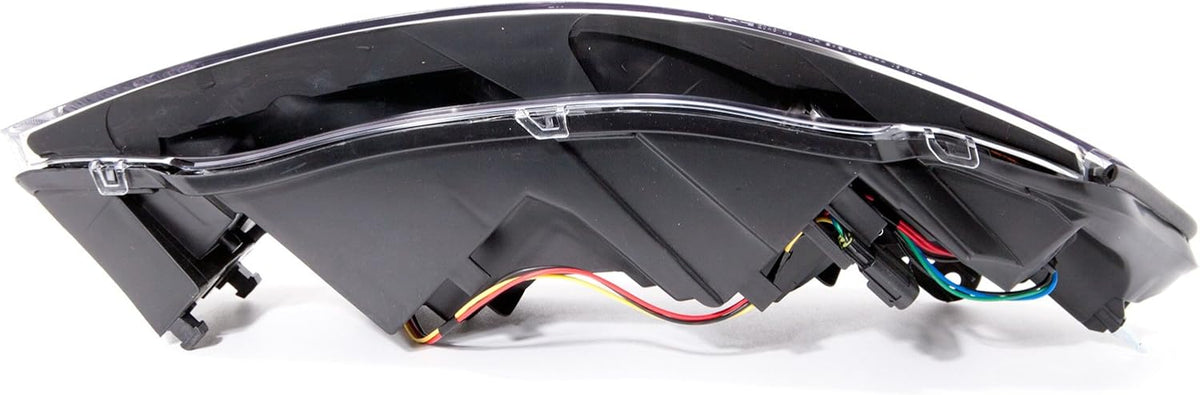 Black Halogen Headlights with Amber Clear Lens G579