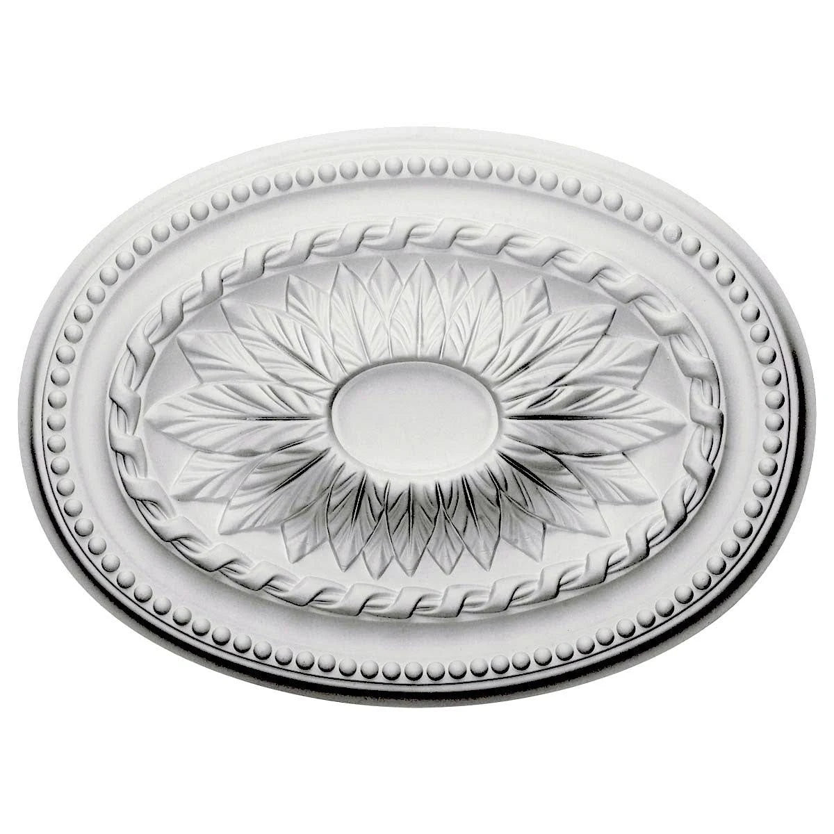 Hand-Painted Witch Hazel Crackle Ceiling Medallion U4887