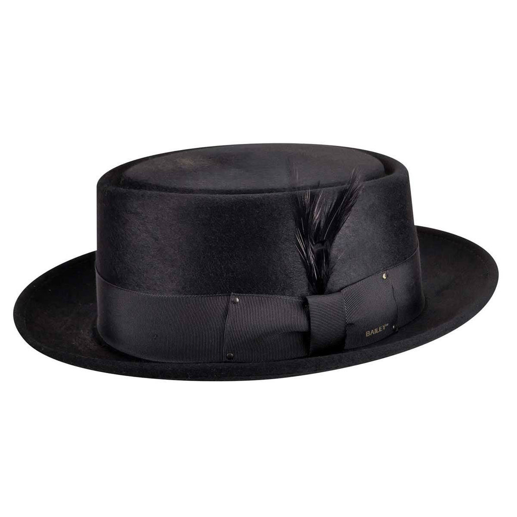 Black Pork Pie Hat L27779