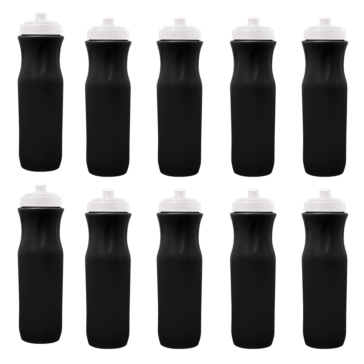 26 oz Plastic Water Bottles Set of 10 H956454