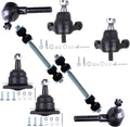 8pcs Suspension Kit Front Ball Joints Outer Tie Rod Ends Sway Bar Link Kits A201438