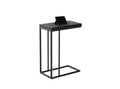 Cappuccino Brown and Black Rectangular Accent Table S6019