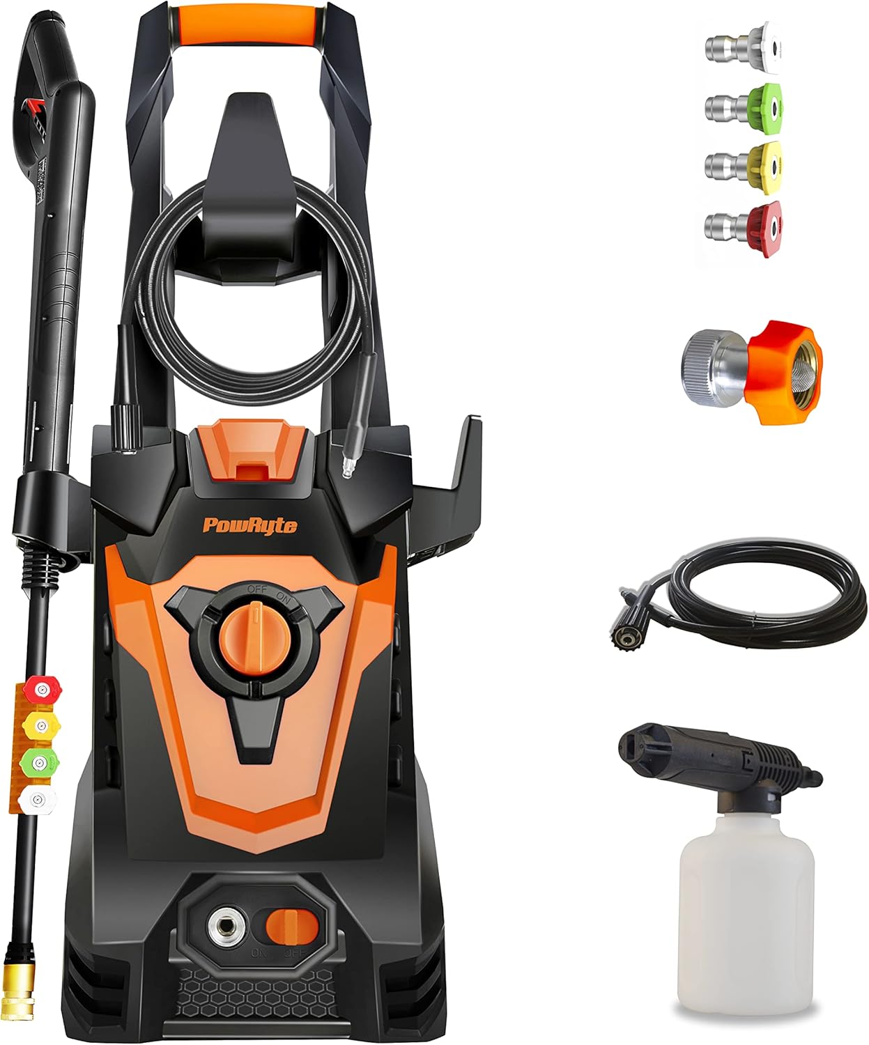 2200 PSI 2.0 GPM Electric Pressure Washer with 4 Nozzles Foam Cannon C38973