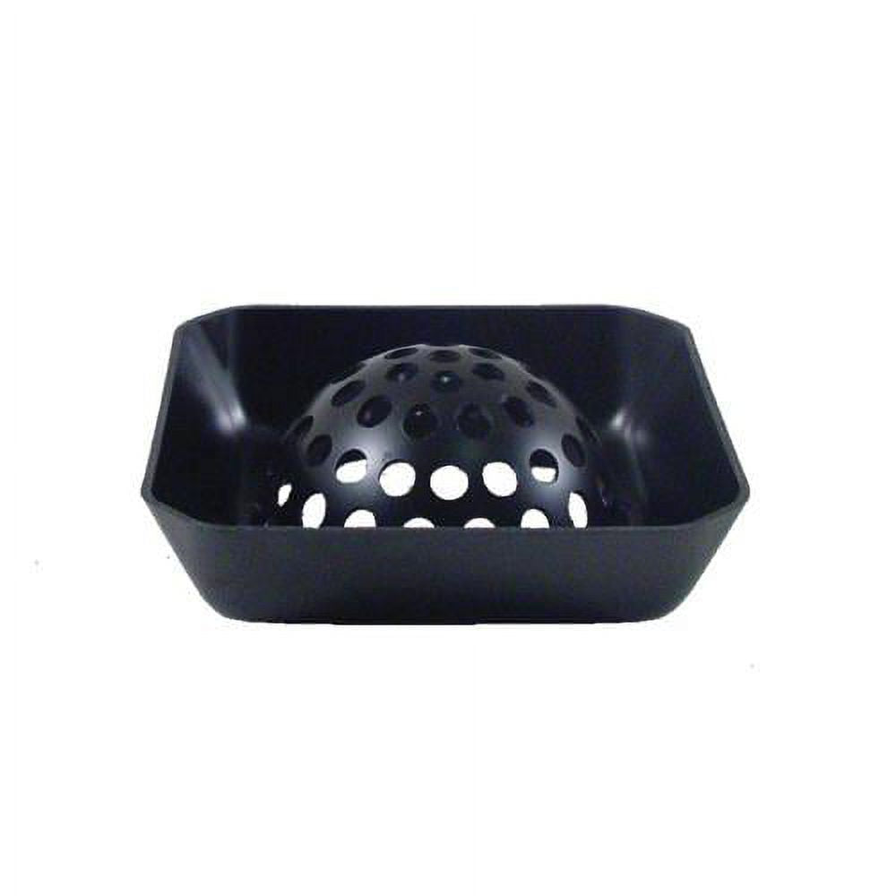 Domed 6 1/2 in Square Floor Drain Strainer Basket H5798