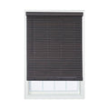 Walnut Faux Wood Cordless Room Darkening Horizontal Blinds B895
