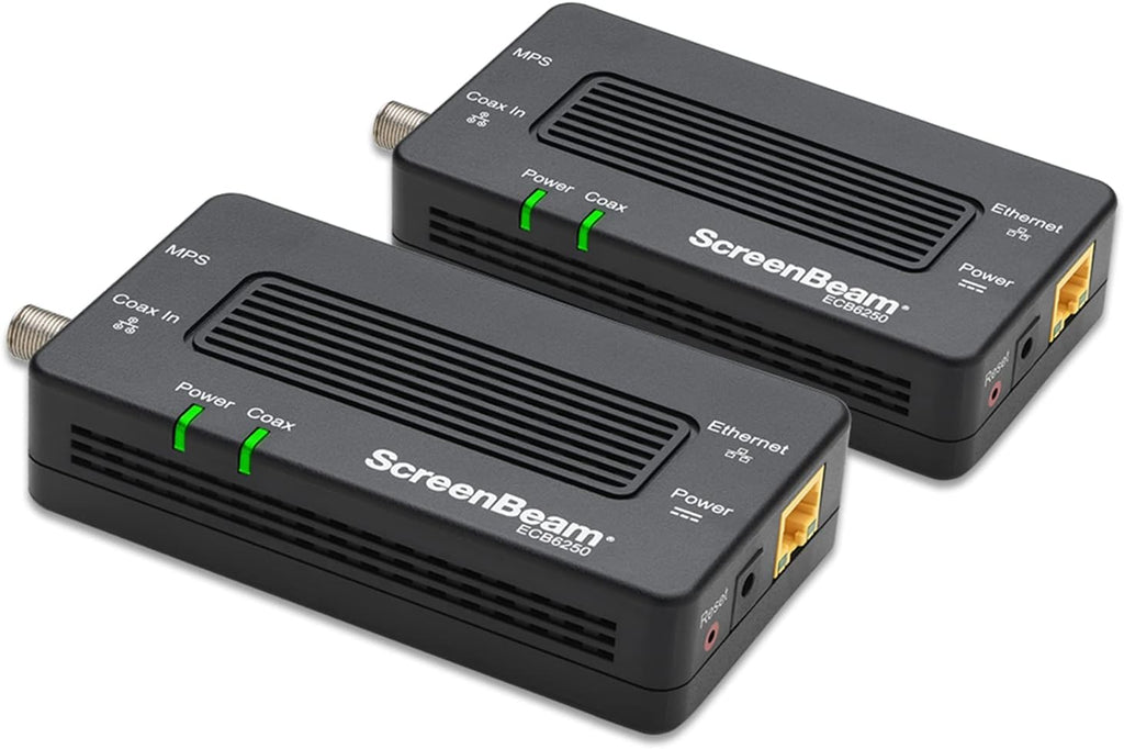 MoCA 2.5 Network Adapter for Ethernet Over Coax (2 Pack) V969725