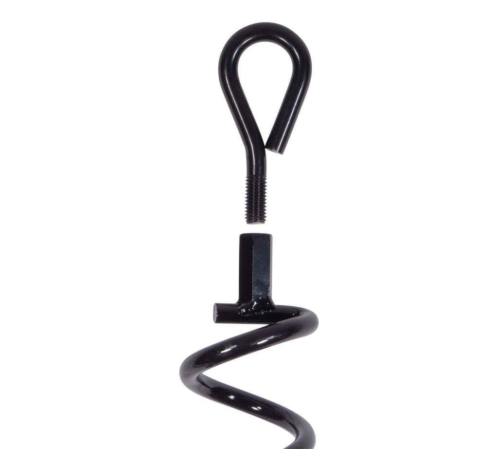 20 Pack 18 inches Steel Earth Auger Tent Stakes Ground Screw Anchor G74446