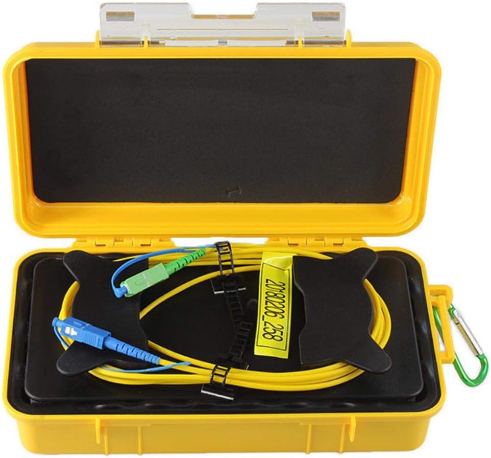 Fiber Optic OTDR Launch Cable Box G652D Singlemode 9/125 SC/UPC-SC/APC Connector (500M) Q263