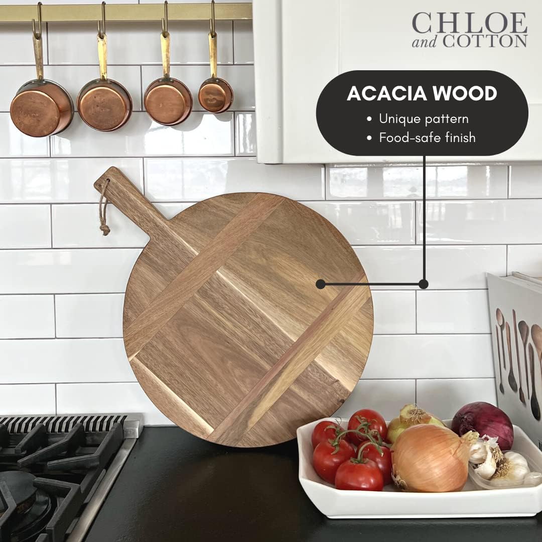Oversized Acacia Wood Serving Board Pack of 2 R98182